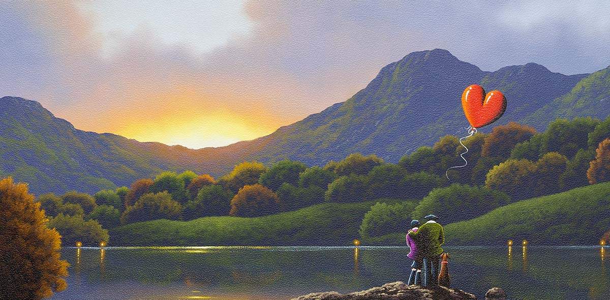 You and Me Together - Original - SOLD by artist David Renshaw - Wyecliffe Galleries