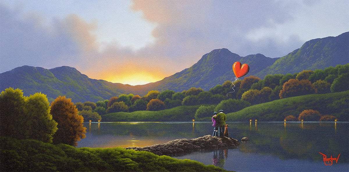 You and Me Together - Original - SOLD by artist David Renshaw - Wyecliffe Galleries