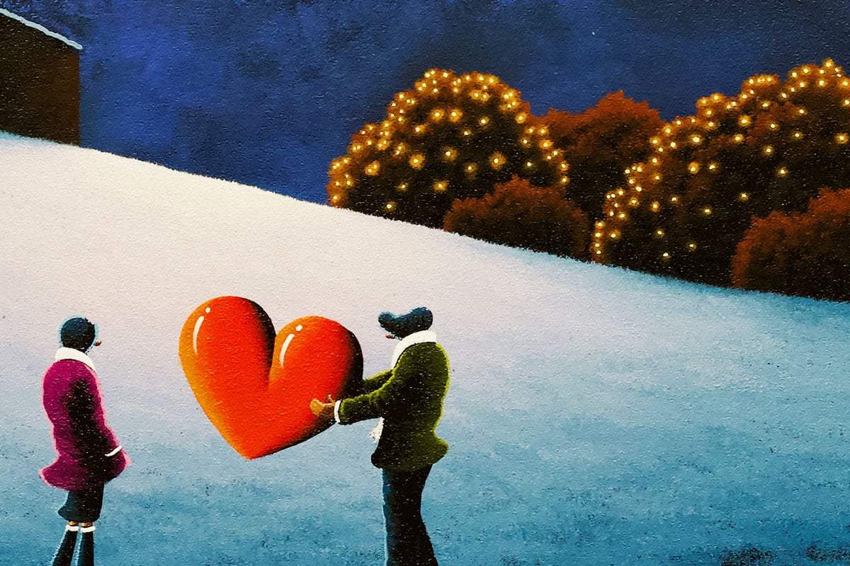 You Have My Heart - Original - SOLD by artist David Renshaw - Wyecliffe Galleries