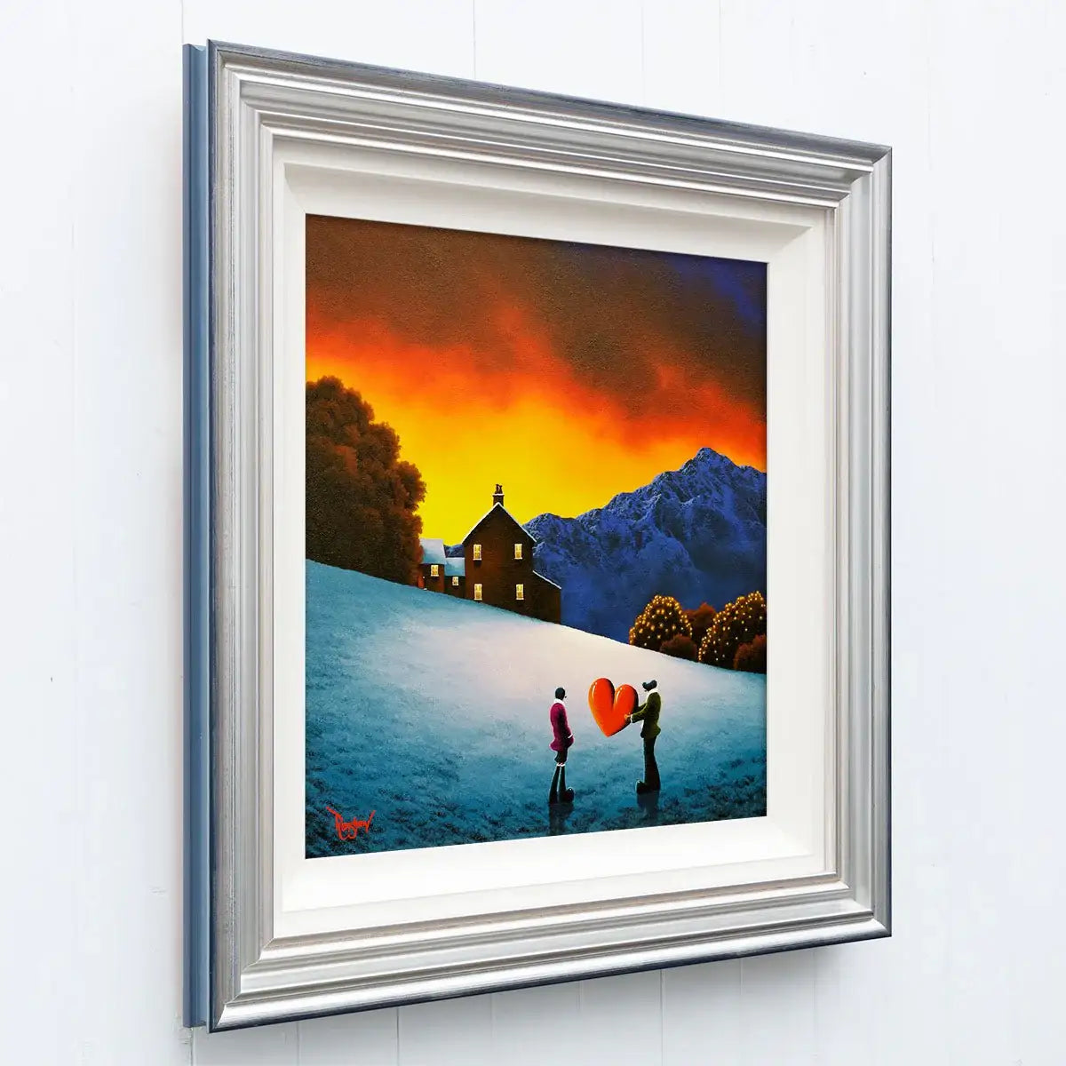 You Have My Heart - Original - SOLD by artist David Renshaw - Wyecliffe Galleries