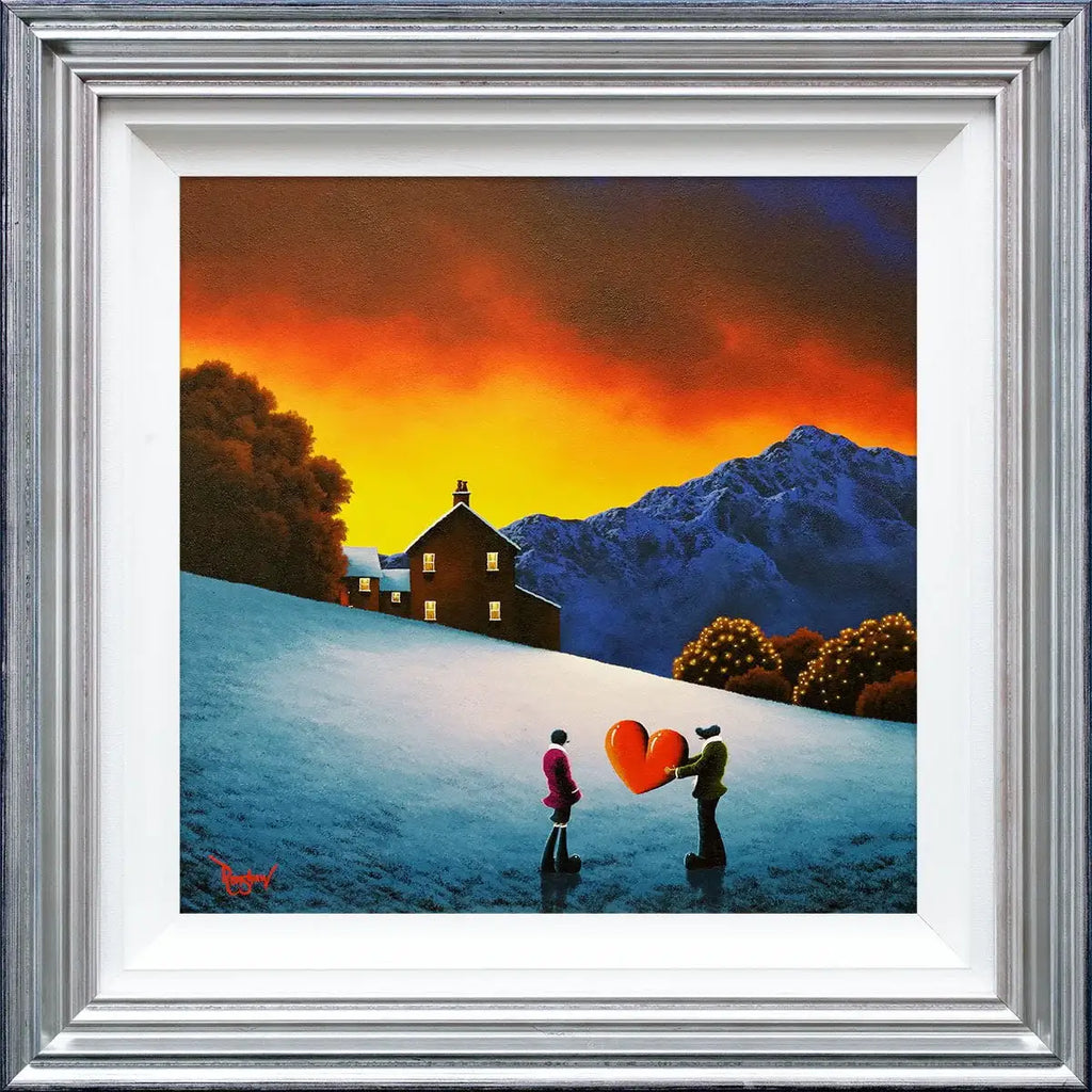 You Have My Heart - Original - SOLD by artist David Renshaw - Wyecliffe Galleries