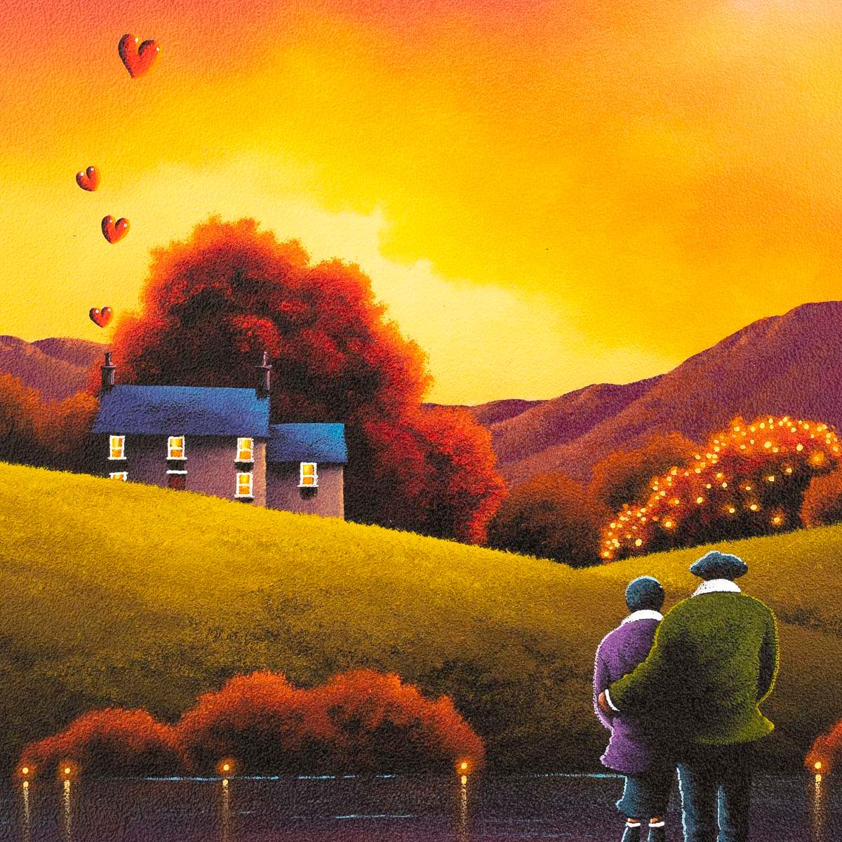 You & I - Original - SOLD by artist David Renshaw - Wyecliffe Galleries