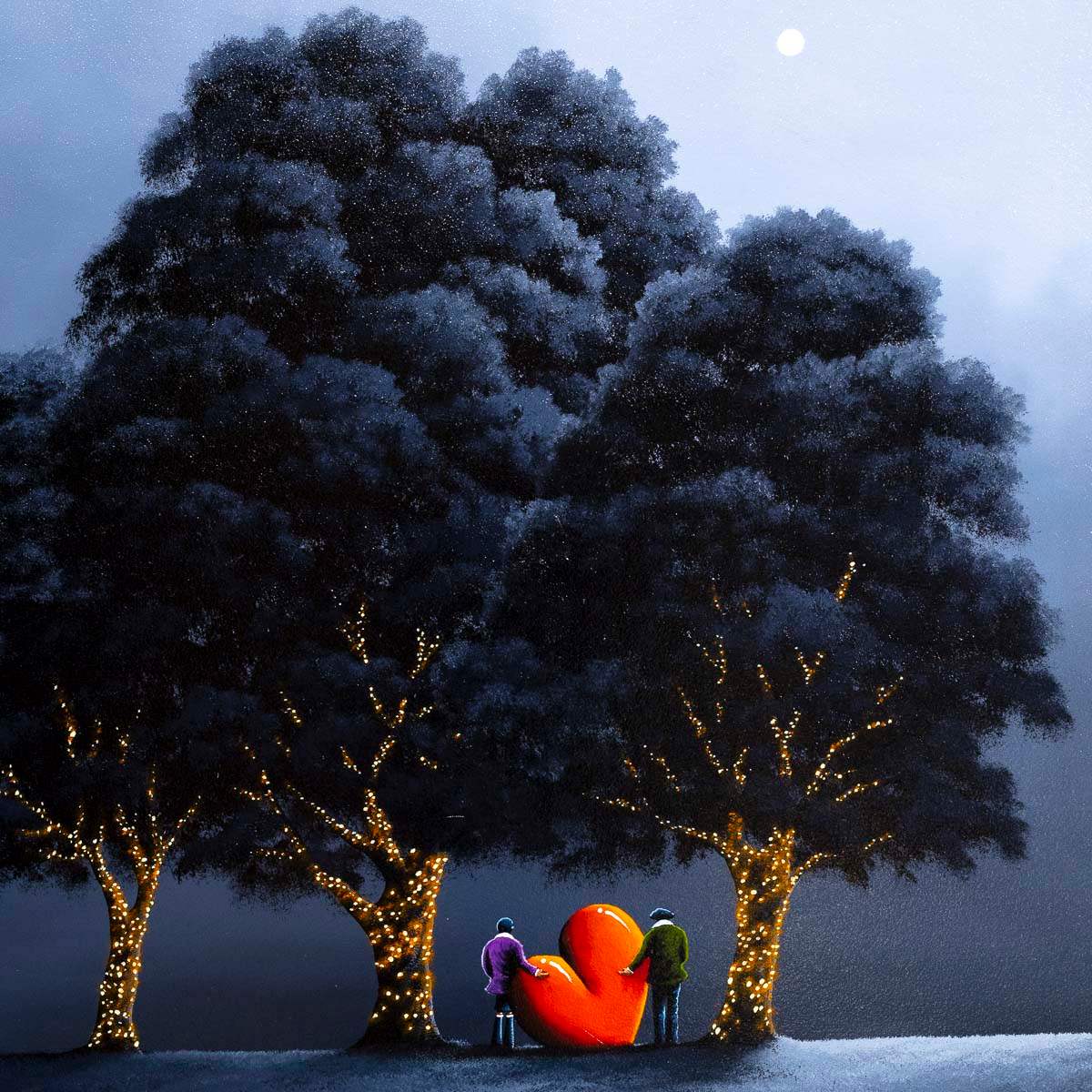 You Light Up My Life - Original - SOLD by artist David Renshaw - Wyecliffe Galleries