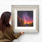 You, Me and The Stars - Original - SOLD by artist David Renshaw - Wyecliffe Galleries