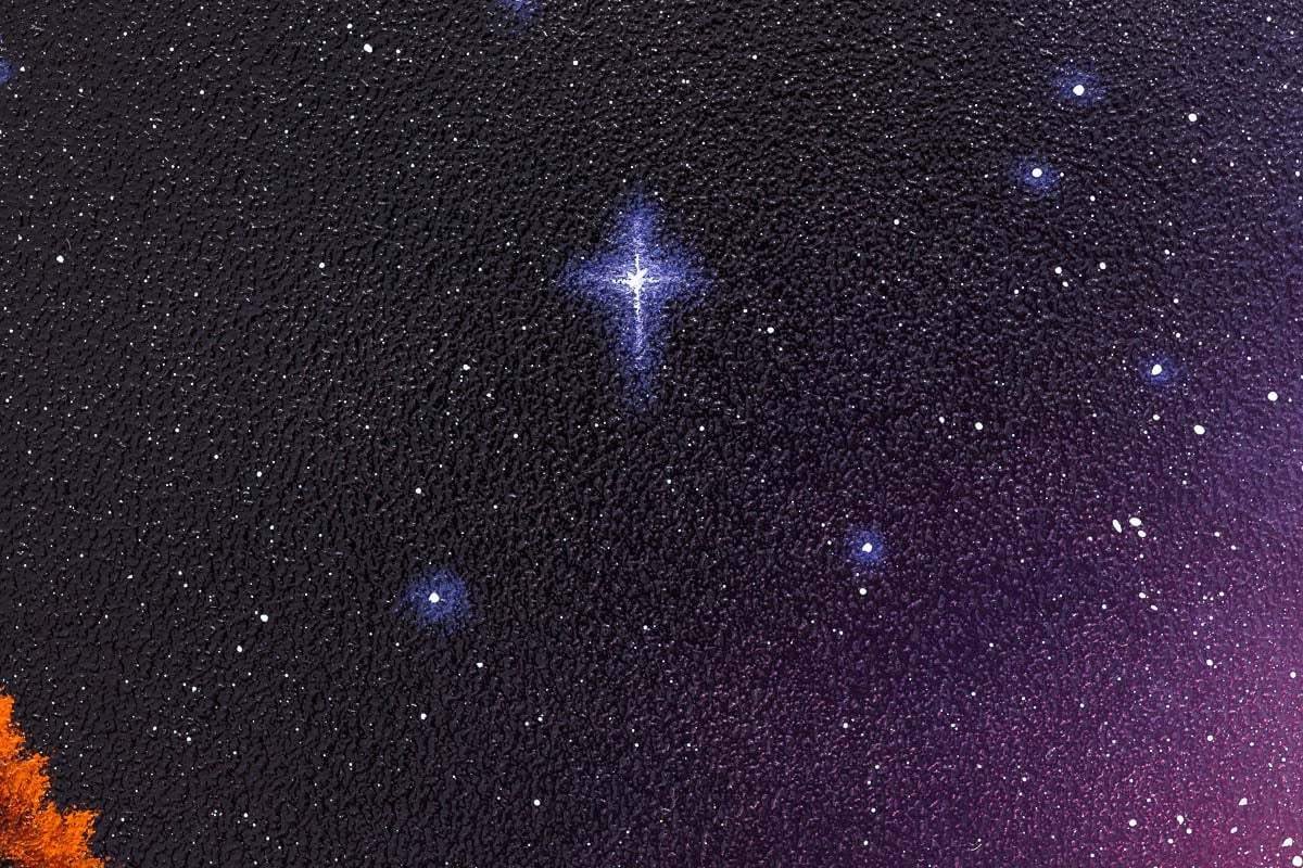 You, Me and The Stars - Original - SOLD by artist David Renshaw - Wyecliffe Galleries