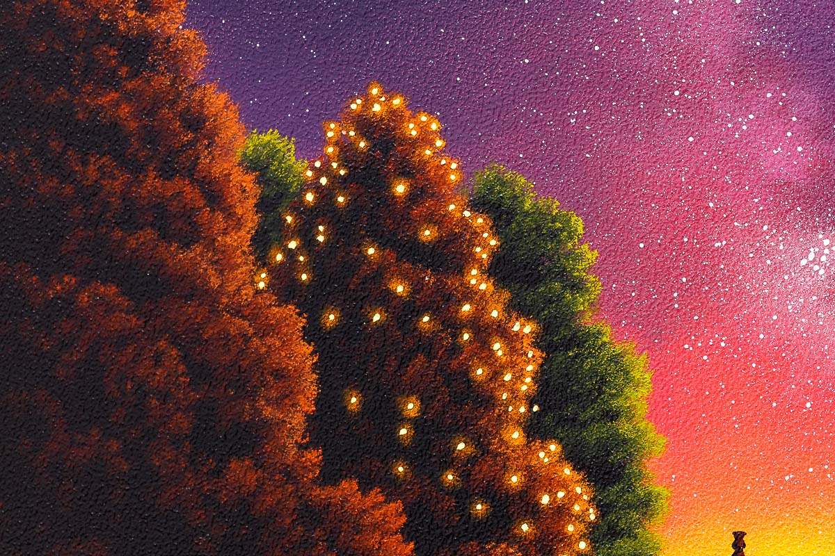 You, Me and The Stars - Original - SOLD by artist David Renshaw - Wyecliffe Galleries