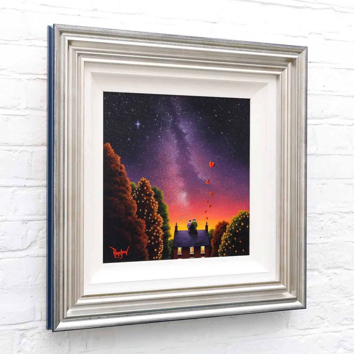 You, Me and The Stars - Original - SOLD by artist David Renshaw - Wyecliffe Galleries