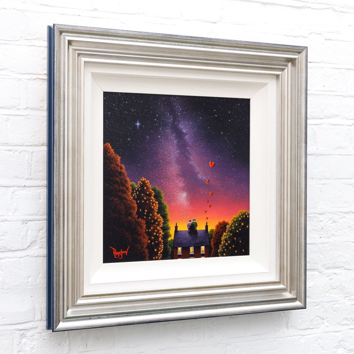You, Me and The Stars David Renshaw Framed