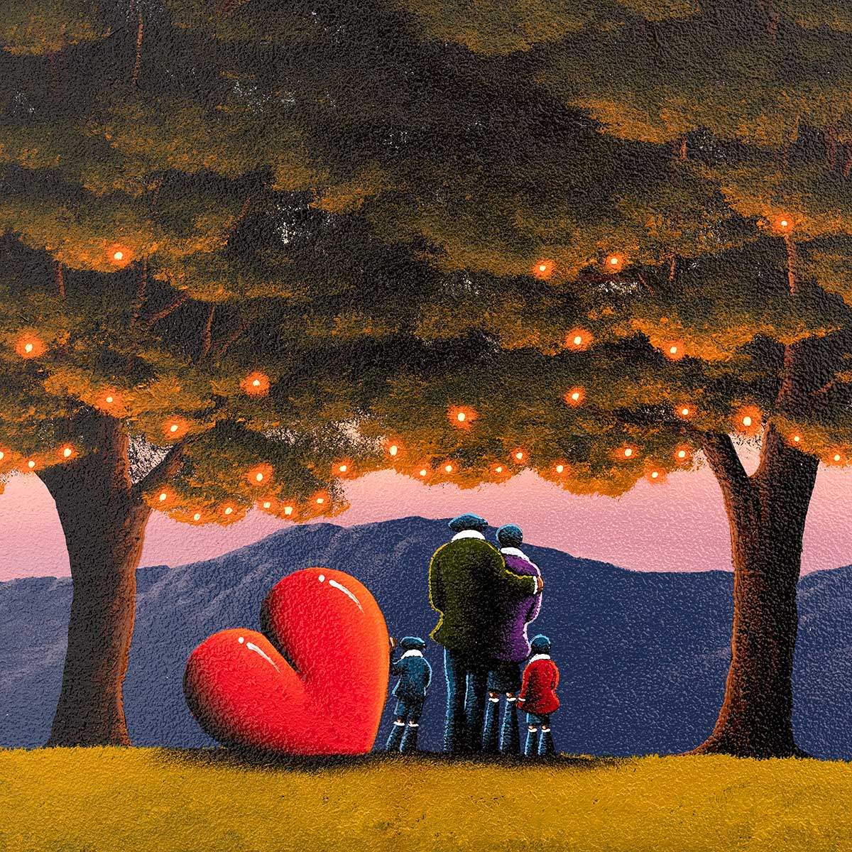 You're My Brightest Star - Original - SOLD by artist David Renshaw - Wyecliffe Galleries