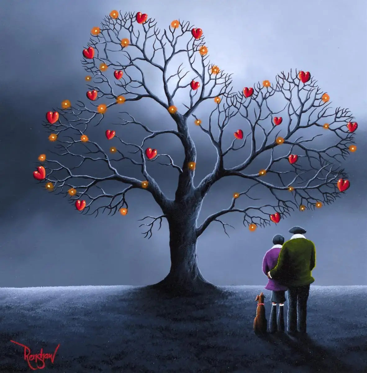 You're My Light In The Dark - Original - SOLD by artist David Renshaw - Wyecliffe Galleries