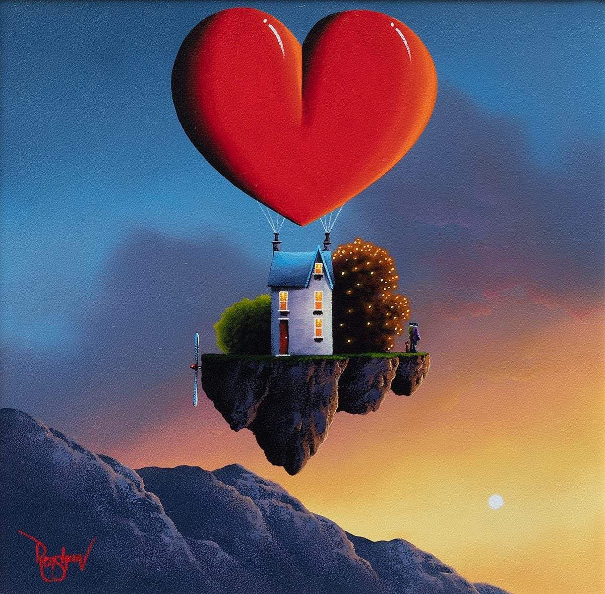 You Take Me Higher - Original - SOLD by artist David Renshaw - Wyecliffe Galleries