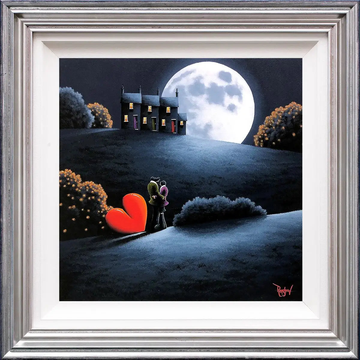 You Warm My Heart - Original - SOLD by artist David Renshaw - Wyecliffe Galleries