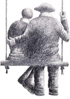 Young at Heart - Original - SOLD by artist David Renshaw - Wyecliffe Galleries