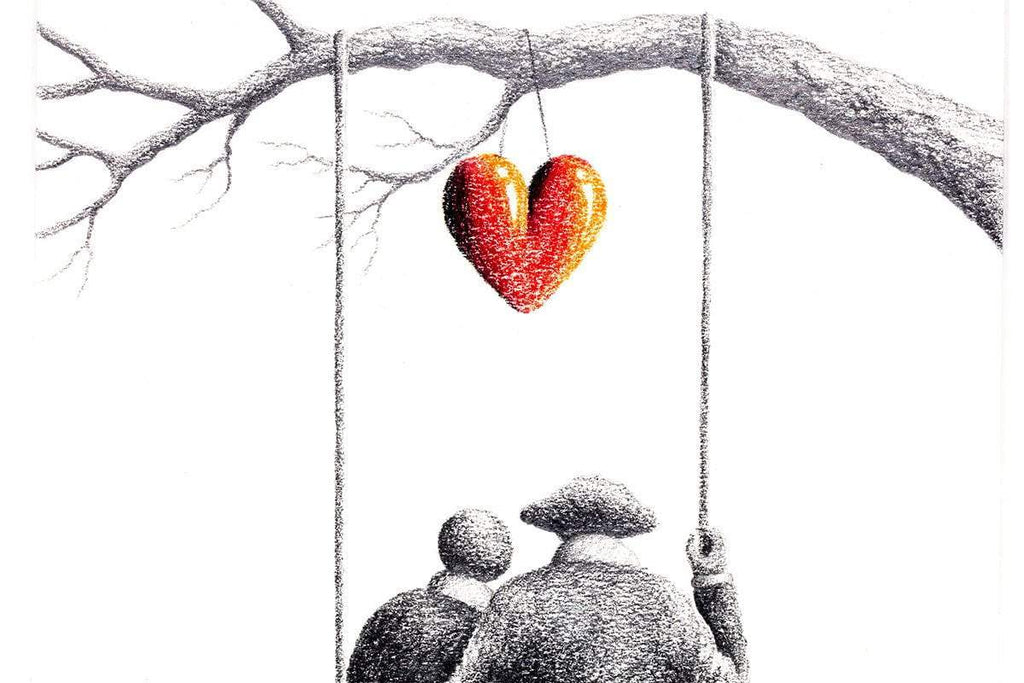 Young at Heart - Original - SOLD by artist David Renshaw - Wyecliffe Galleries