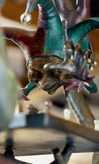 A Game of Chess - Bronze Sculpture (Large) - Edition by artist David Goode - Wyecliffe Galleries