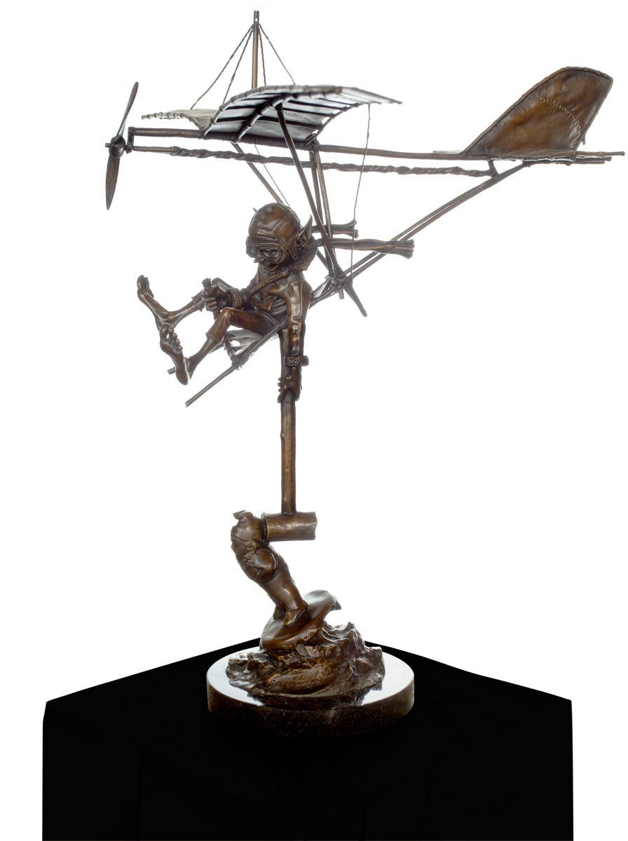 The Aviator - Limited Edition Sculpture Davide Goode Loose