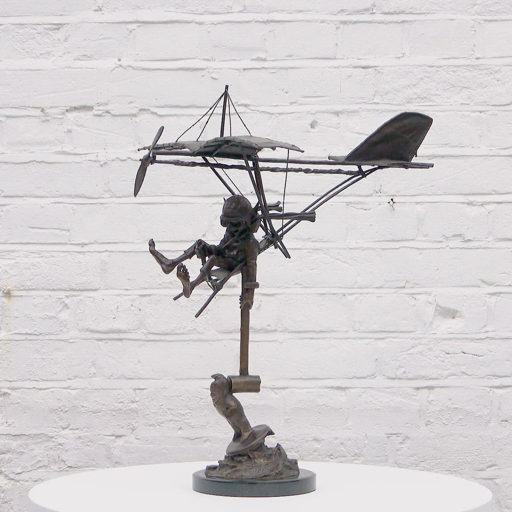 The Aviator - Bronze Sculpture (Miniature) - Edition