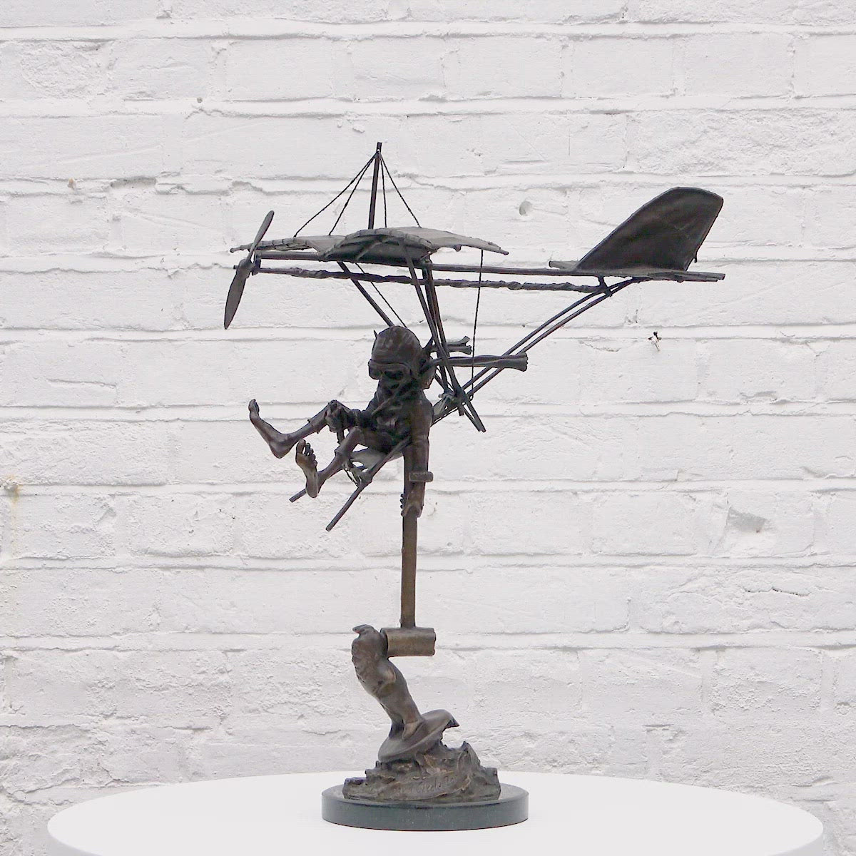 The Aviator - Bronze Sculpture (Miniature) - Edition