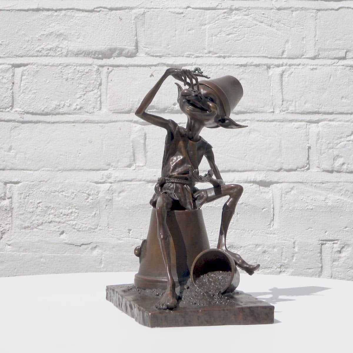 Mischief - Bronze Sculpture (Miniature) - Edition