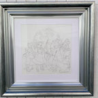 Alice in the Rose Garden - Sketch - SOLD