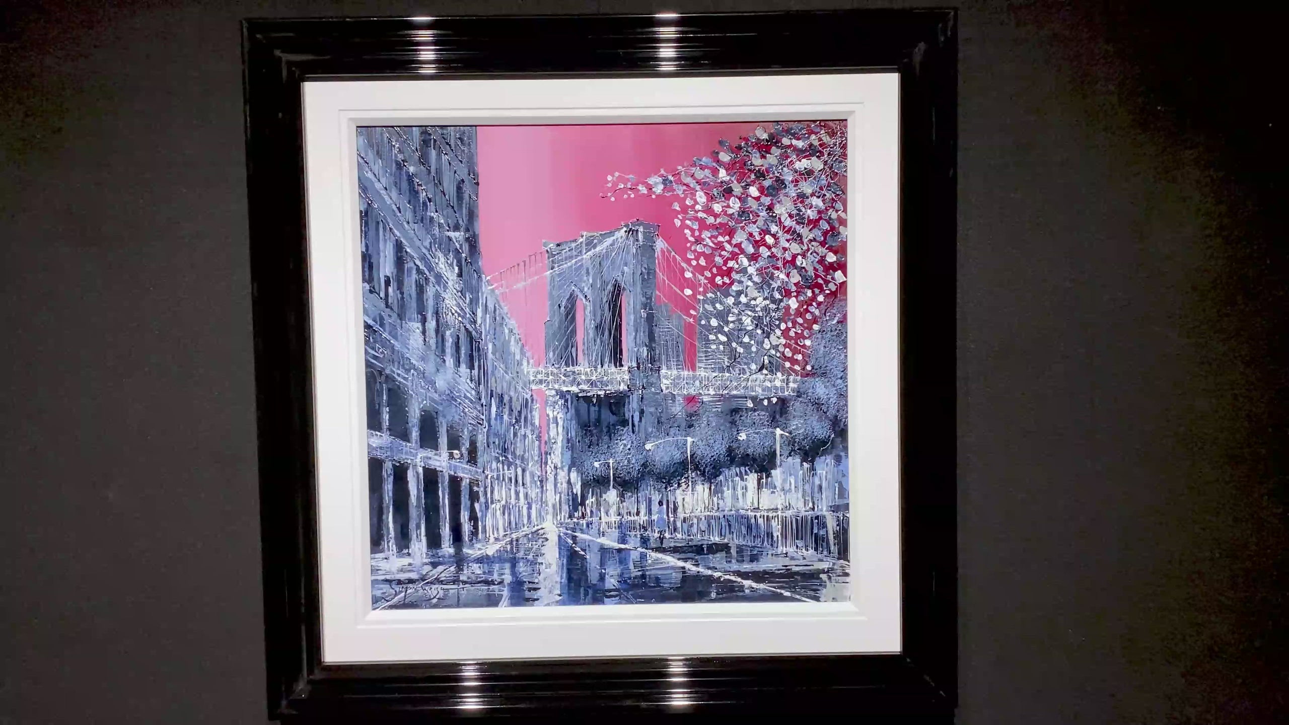 Fuchsia Downfall - Original - SOLD