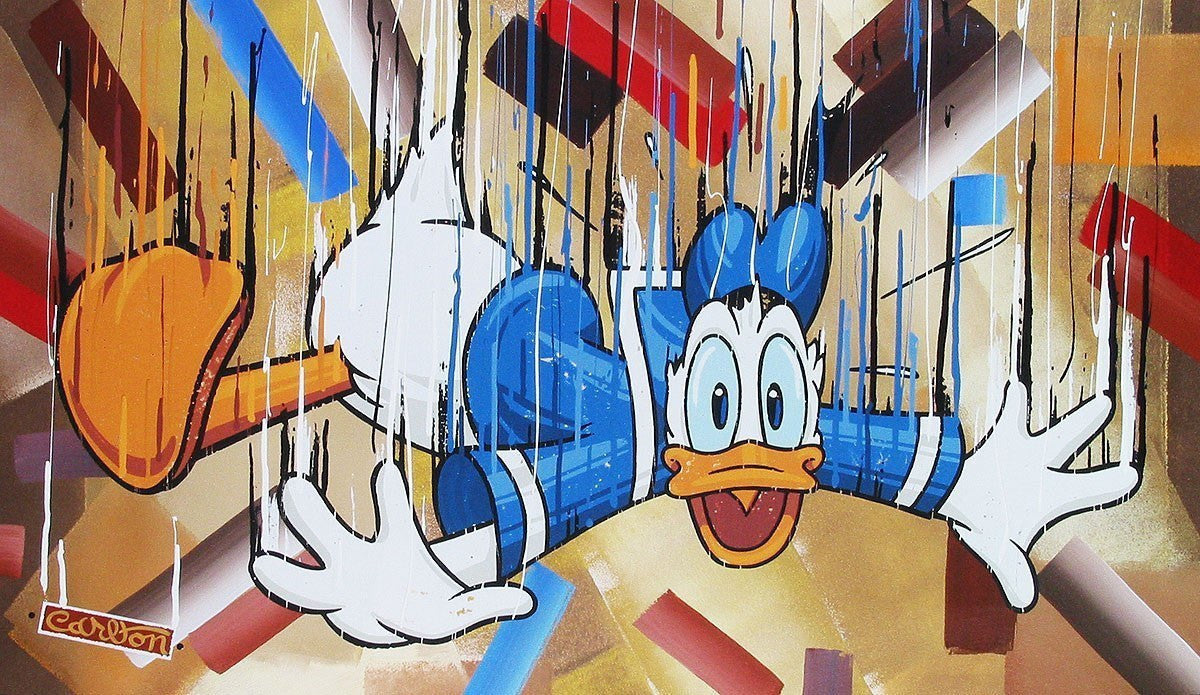 Fallin&#39; Donald #56 - ORIGINAL - SOLD Disney