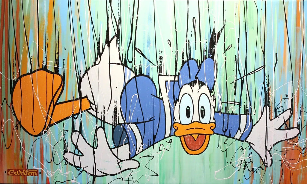 Fallin' Donald #7 - Original - SOLD by artist Disney - Wyecliffe Galleries