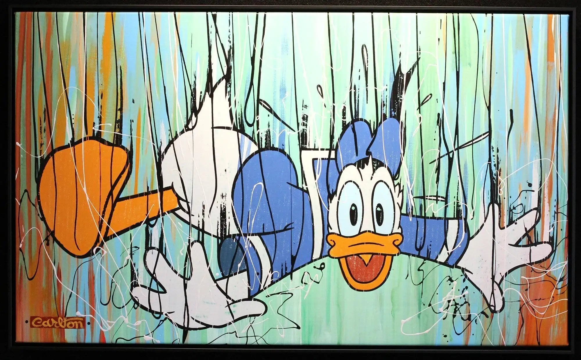 Fallin' Donald #7 - Original - SOLD by artist Disney - Wyecliffe Galleries