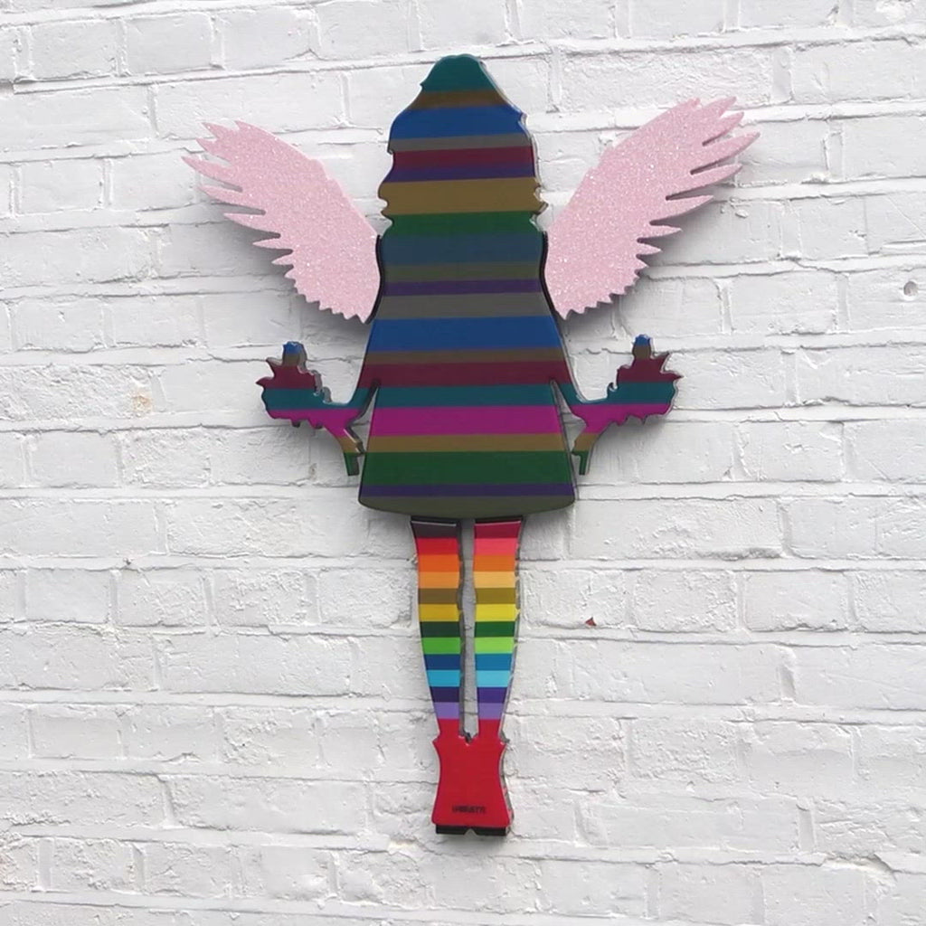 Angel Cake Miniature - Floral Striped - Original - SOLD