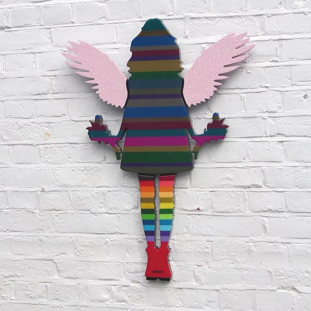 Angel Cake Miniature - Floral Striped - Original - SOLD