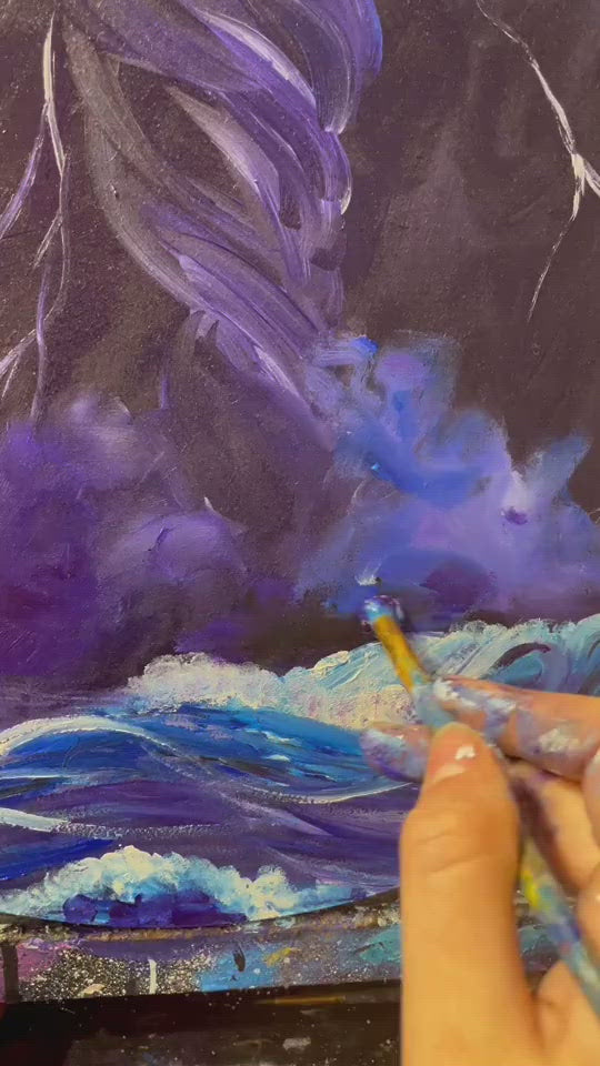 Violet Storms - Original - SOLD