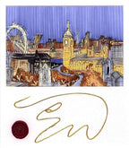 A Rooftop View - Original - SOLD by artist Edward Waite - Wyecliffe Galleries