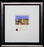 A Rooftop View - Original - SOLD by artist Edward Waite - Wyecliffe Galleries