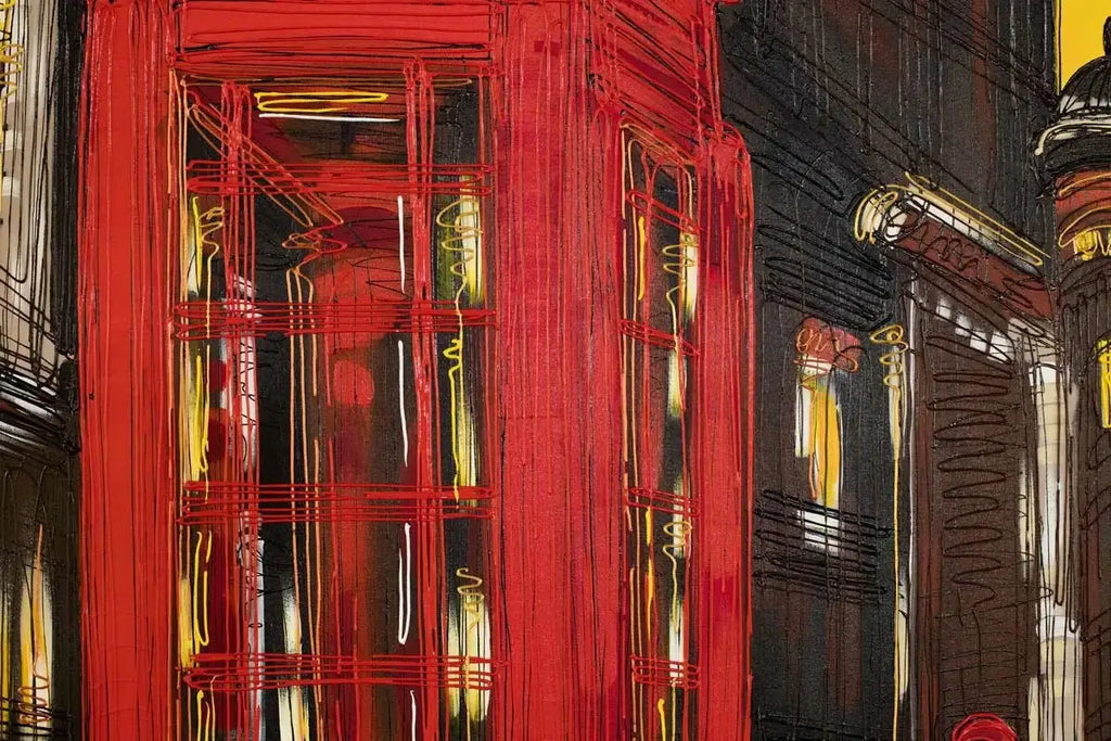 Golden Westminster - Original - SOLD by artist Edward Waite - Wyecliffe Galleries