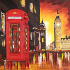 Golden Westminster - Original - SOLD by artist Edward Waite - Wyecliffe Galleries