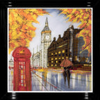 London's Romance - Original - SOLD by artist Edward Waite - Wyecliffe Galleries