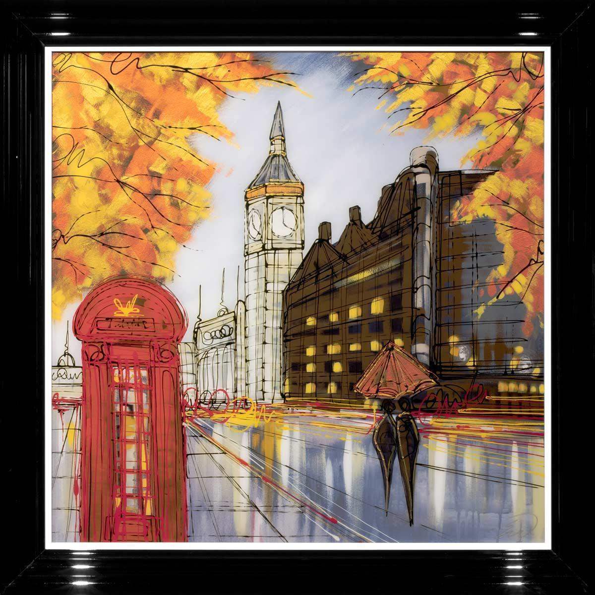 London's Romance - Original - SOLD by artist Edward Waite - Wyecliffe Galleries