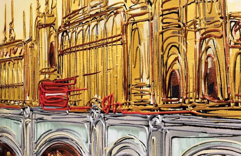 Romance on the Riverside - SOLD by artist Edward Waite - Wyecliffe Galleries