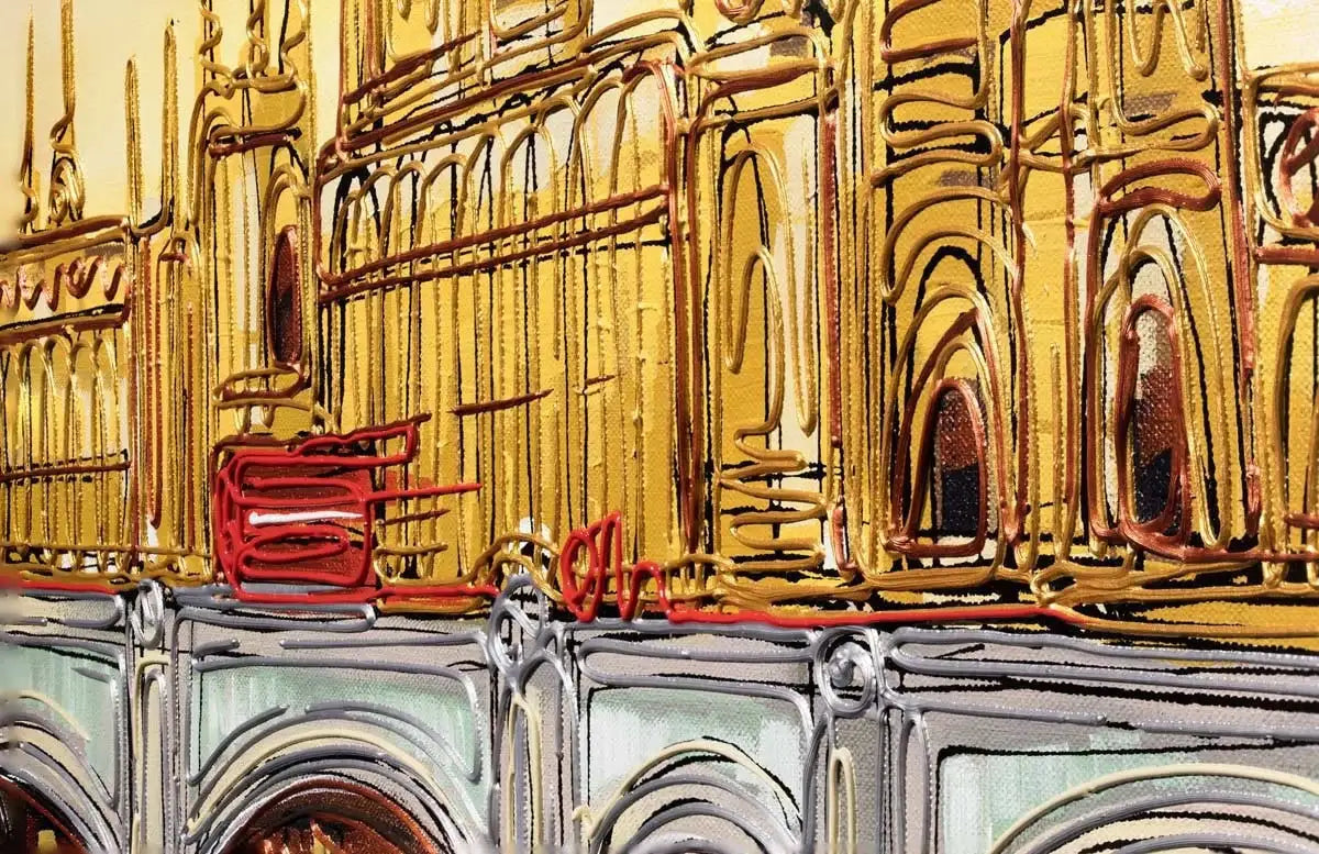 Romance on the Riverside - SOLD by artist Edward Waite - Wyecliffe Galleries