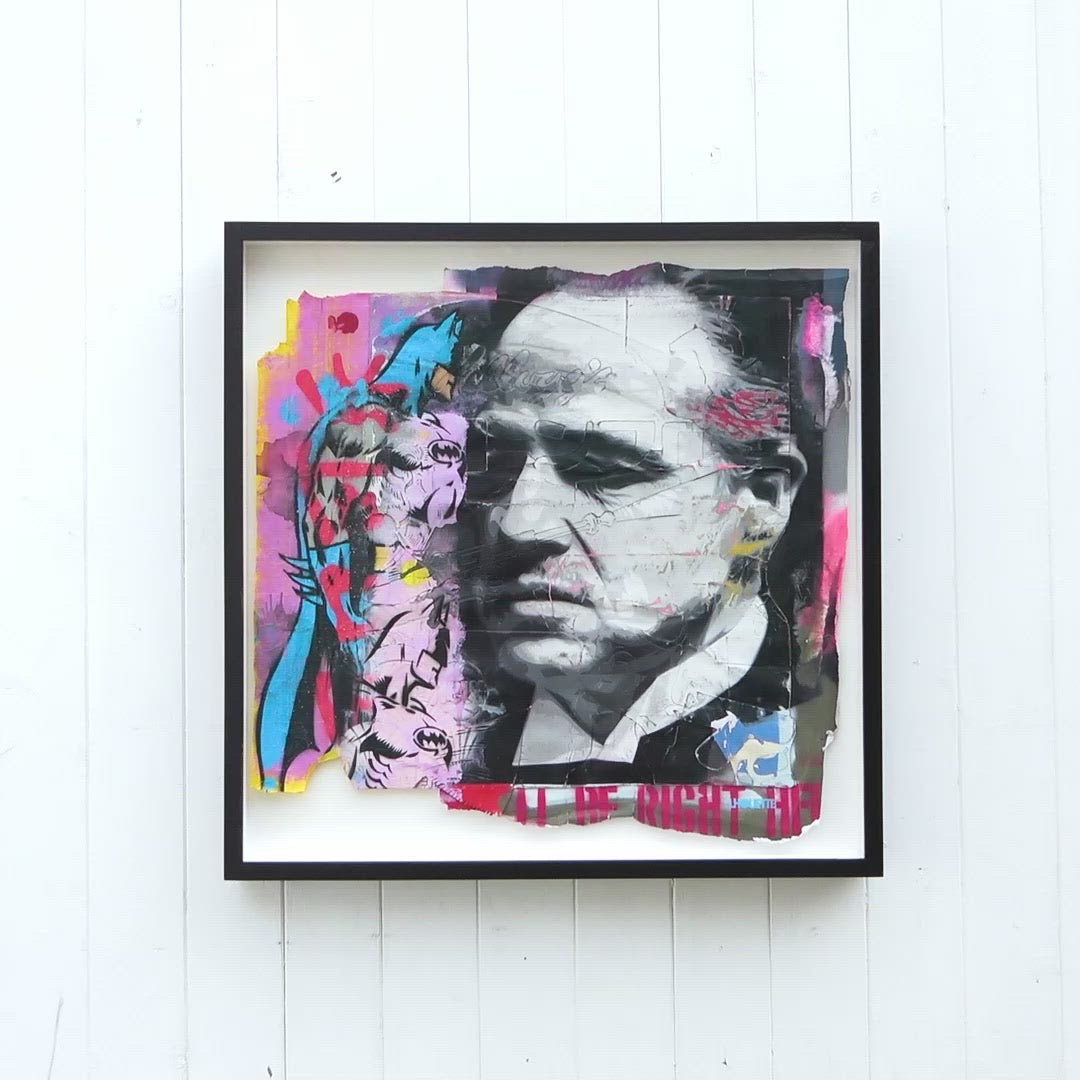 Batman Vs Brando - Original SOLD