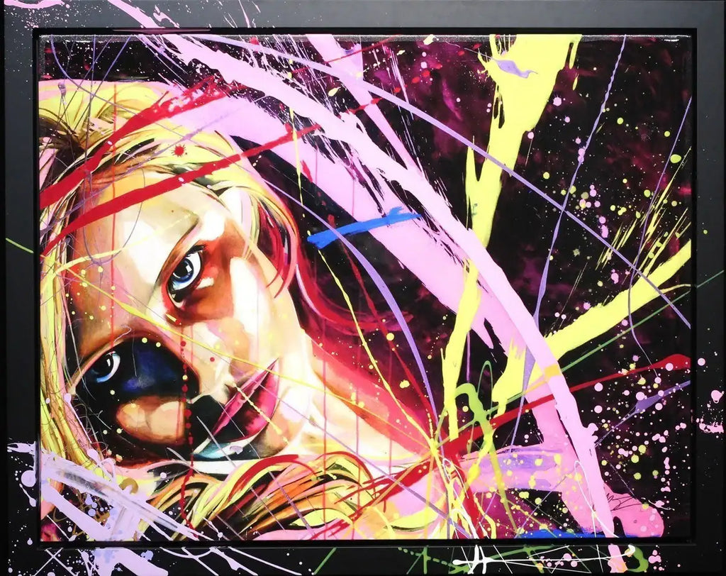 Electric - Unique 1 Original - SOLD by artist Emma Grzonkowski - Wyecliffe Galleries