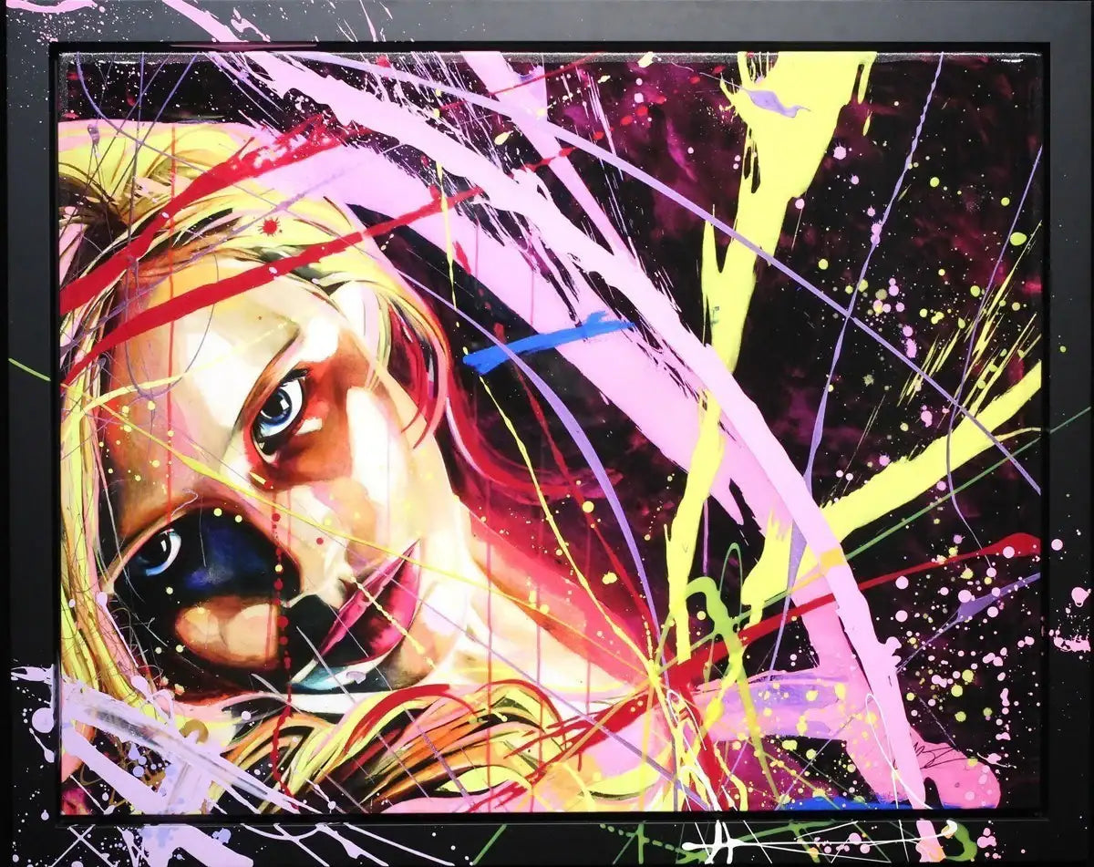 Electric - Unique 1 Original - SOLD by artist Emma Grzonkowski - Wyecliffe Galleries