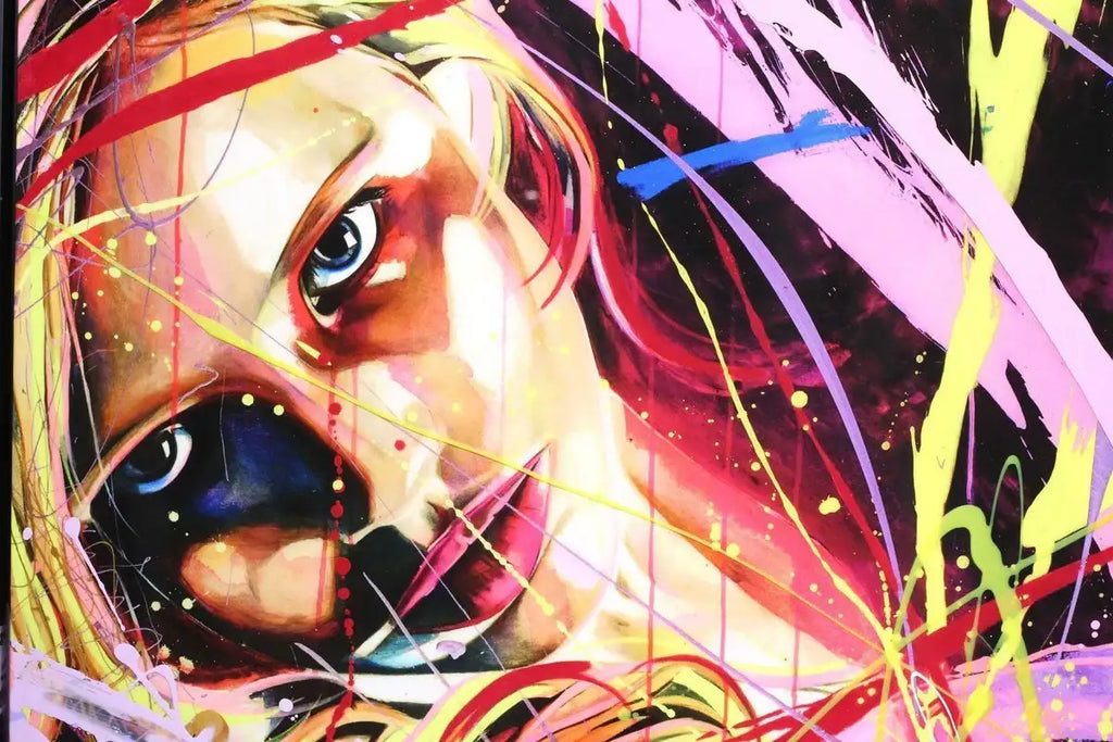 Electric - Unique 1 Original - SOLD by artist Emma Grzonkowski - Wyecliffe Galleries