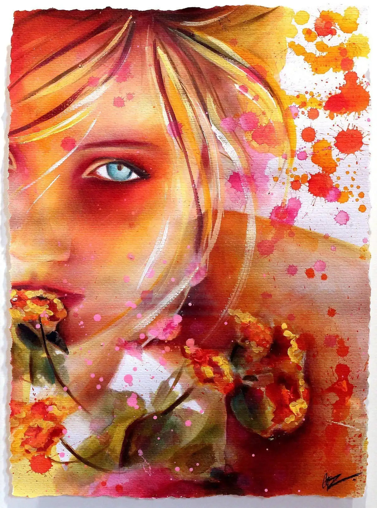 Honey Blood - ORIGINAL - SOLD by artist Emma Grzonkowski - Wyecliffe Galleries