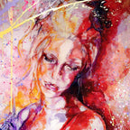 Serenity - Unique 2 Original - SOLD by artist Emma Grzonkowski - Wyecliffe Galleries