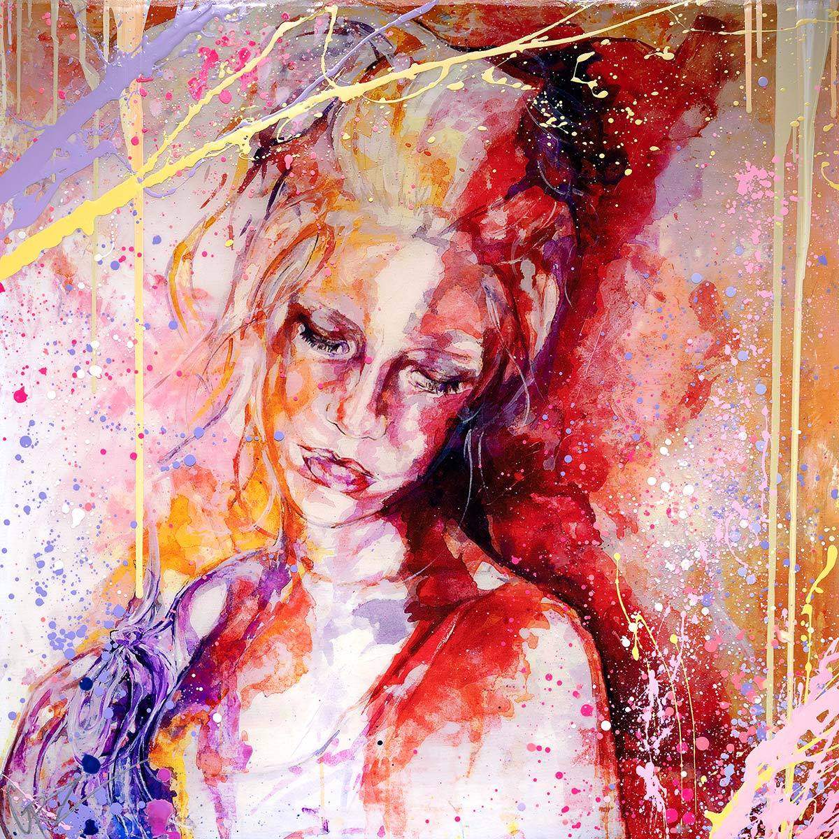 Serenity - Unique 2 Original - SOLD by artist Emma Grzonkowski - Wyecliffe Galleries