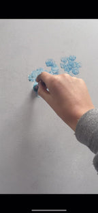 Blues in Bloom - Original - SOLD