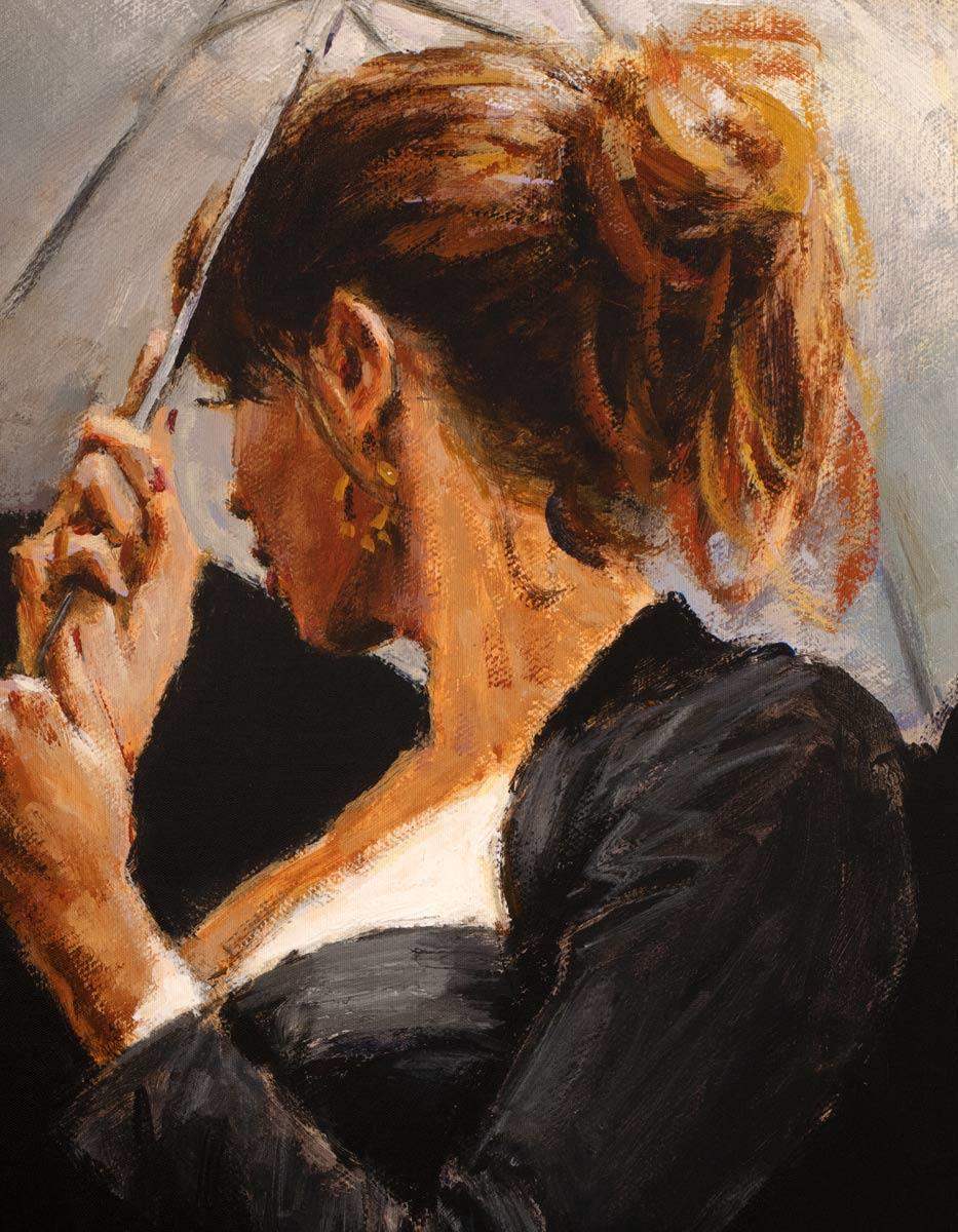 Summer Rain - Edition - SOLD by artist Fabian Perez - Wyecliffe Galleries