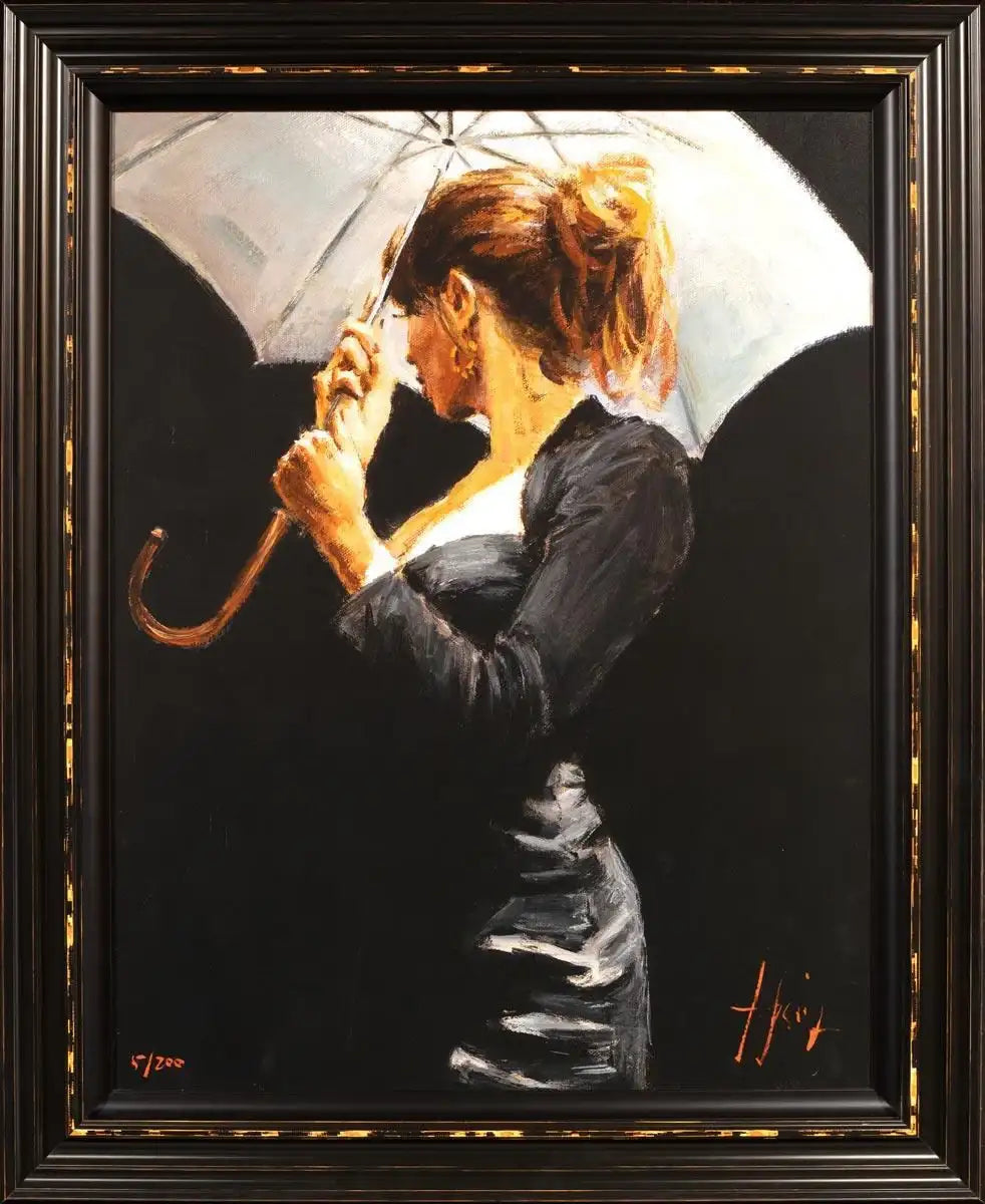 Summer Rain - Edition - SOLD by artist Fabian Perez - Wyecliffe Galleries