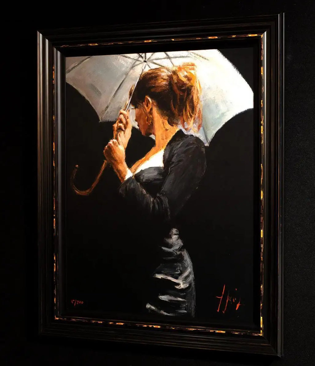 Summer Rain - Edition - SOLD by artist Fabian Perez - Wyecliffe Galleries